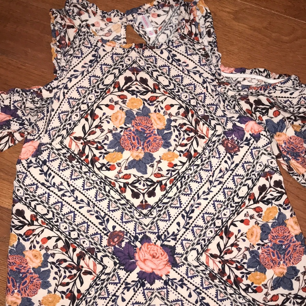 Cold shoulder dress